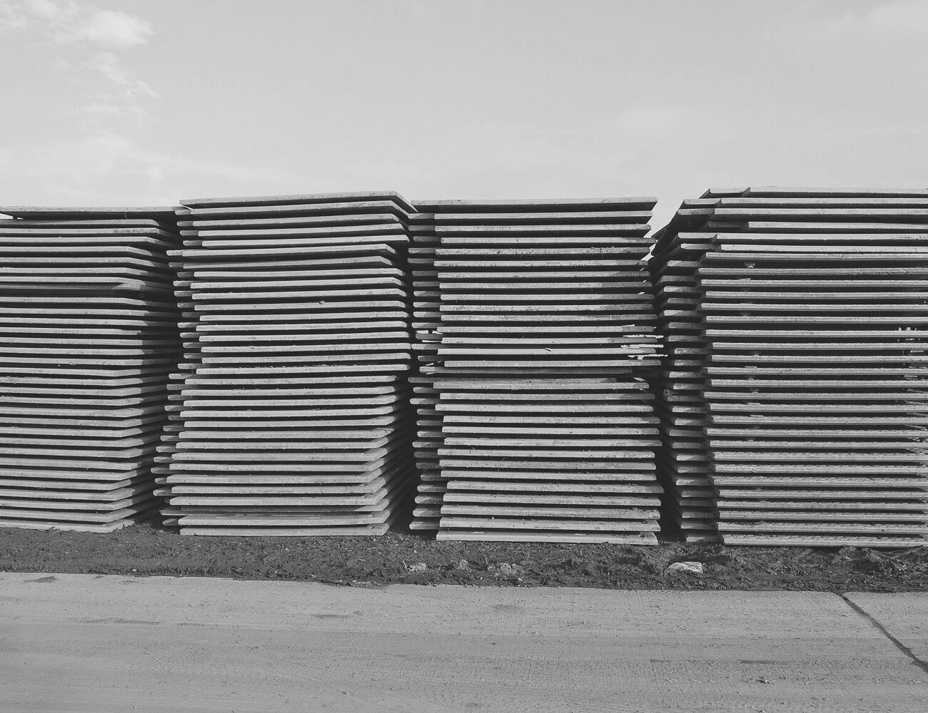 Engineering materials supply yard